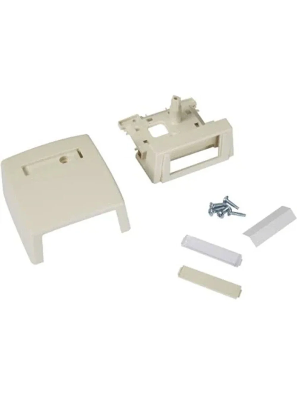 Black Box WPT901 GigaStation2 2 Socket Surface Mounting Box, Ivory